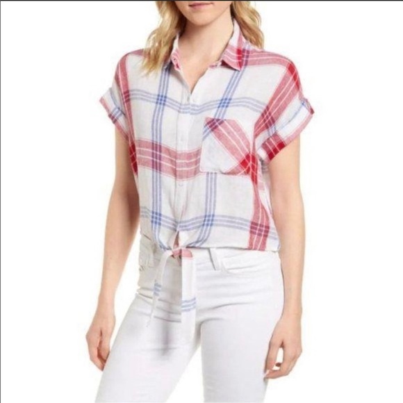 Rails cropped button down - Picture 1 of 4